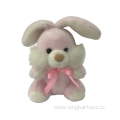 Pink Plush Bunny With Ribbon